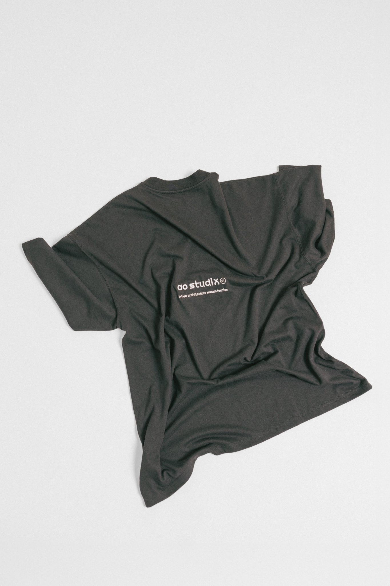 Camiseta AO cotton logo negro