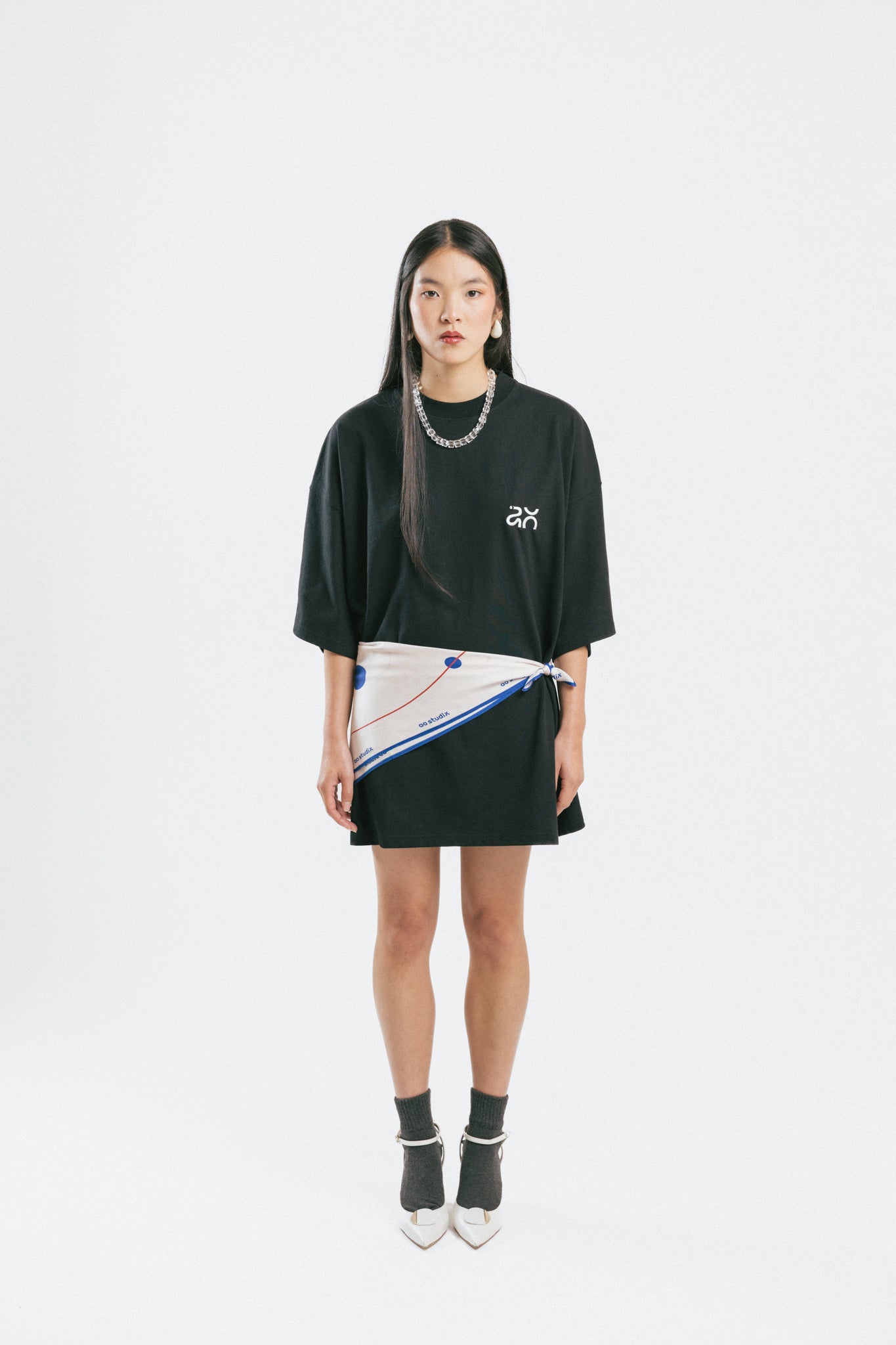 Camiseta AO cotton logo negro