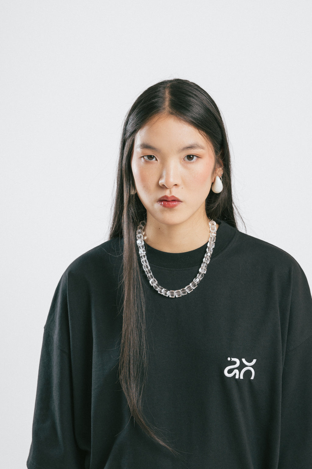 Camiseta AO cotton logo negro