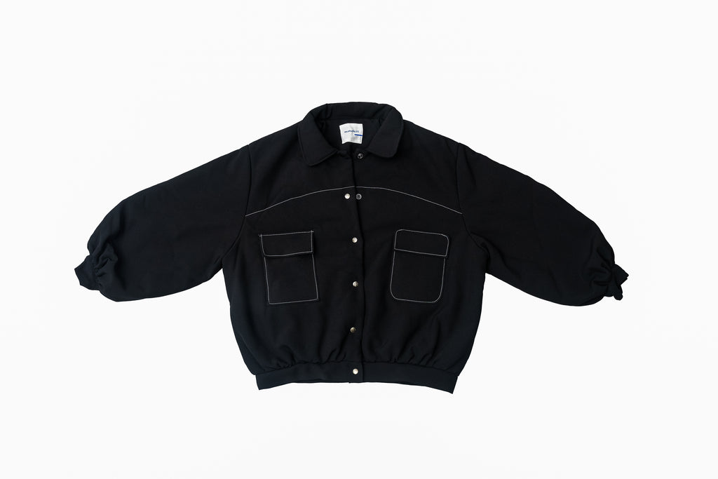 Chaqueta B_lack Bomber